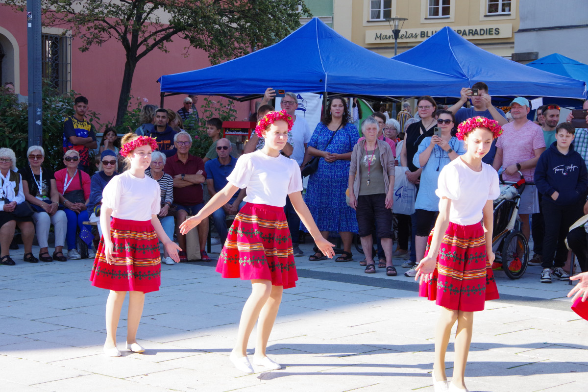 Polnische Kindertanzgruppe